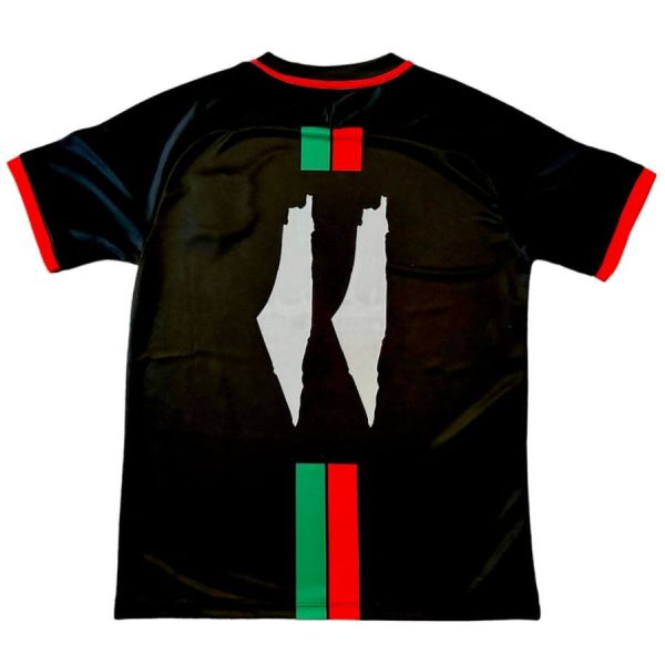 Maillot de football Palestine 2024 2025 Noir Arabe