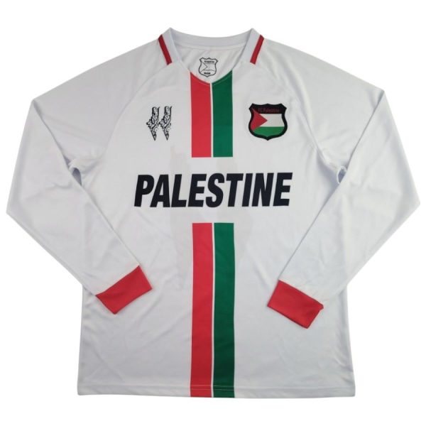 Maillot FC Palestine 2025 Blanc Manches Longues
