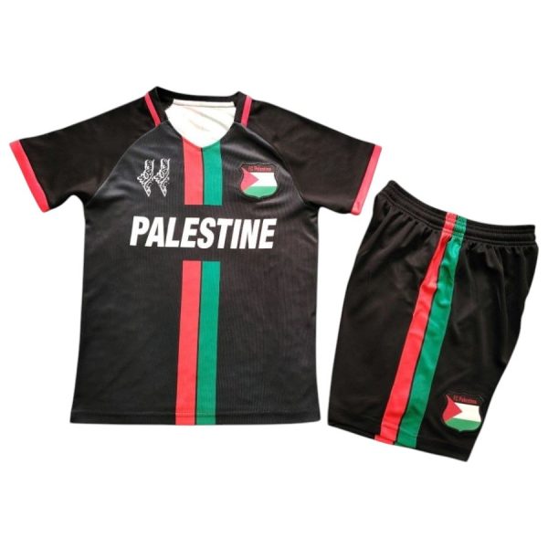Maillot Kit Enfant Palestine 2024 2025 Noir