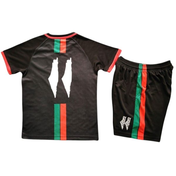 Maillot Kit Enfant Palestine 2024 2025 Noir