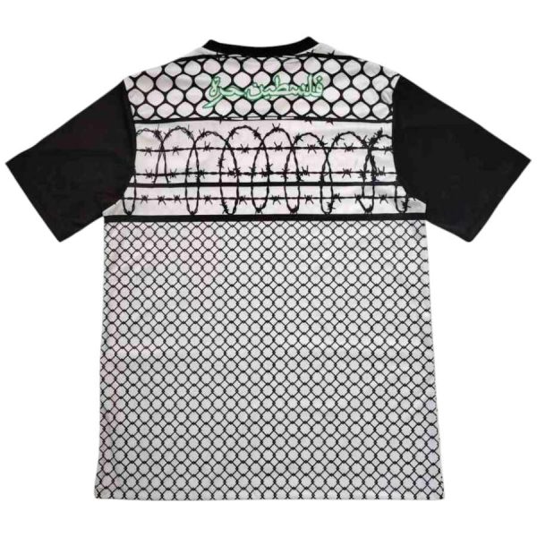 Maillot Palestine Edition Speciale 2025 2026 Noir Blanc