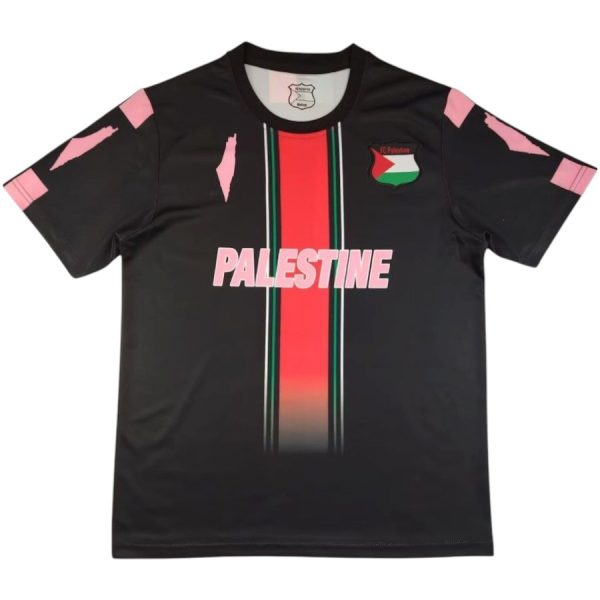 Maillot Palestine Edition Speciale 2025 2026 Noir Rose