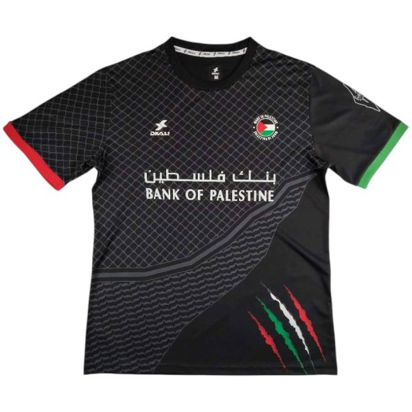 Maillot Palestine Edition Speciale bank of palestine noir rouge vert 2024 2025
