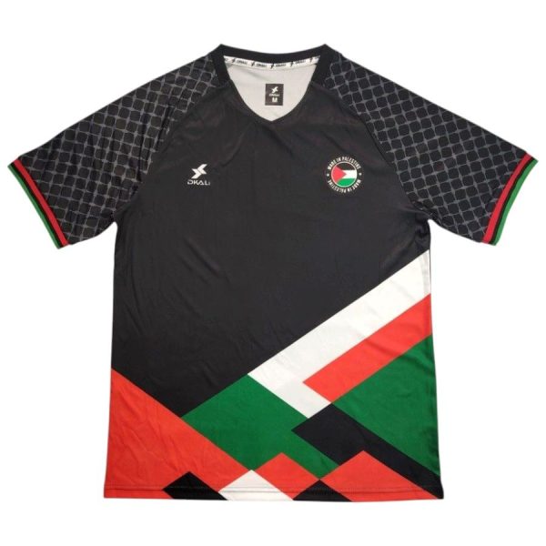 Maillot Palestine Edition Speciale Noir Rouge Vert Blanc 2025 2026